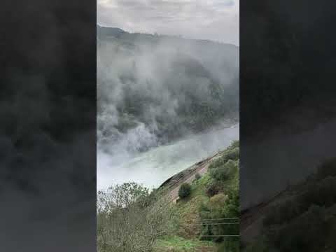 Descargas na barragem de Castelo do Bode - Tomar 2022