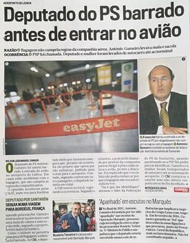 António Gameiro barrado no aeroporto IMG 20191102 094945