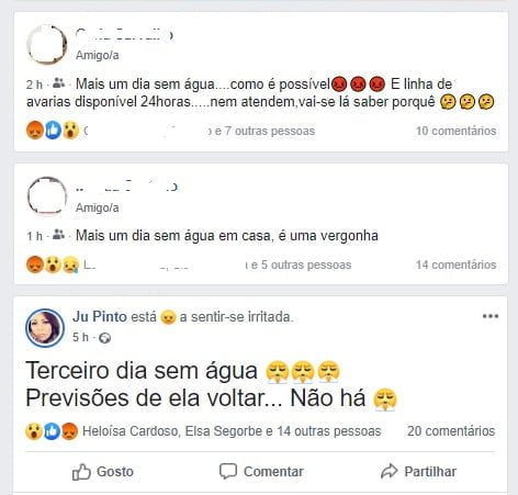 Instala-se a revolta. Milhares de consumidores sem água agua Sem Titulo