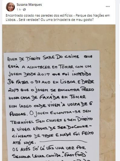 Mensagens misteriosas chegam a Lisboa f r