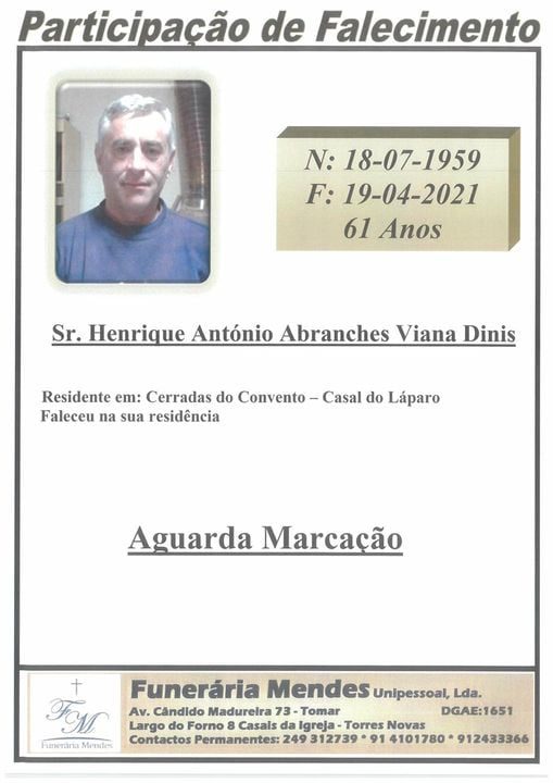 Homem encontrado morto em casa henrique dinis