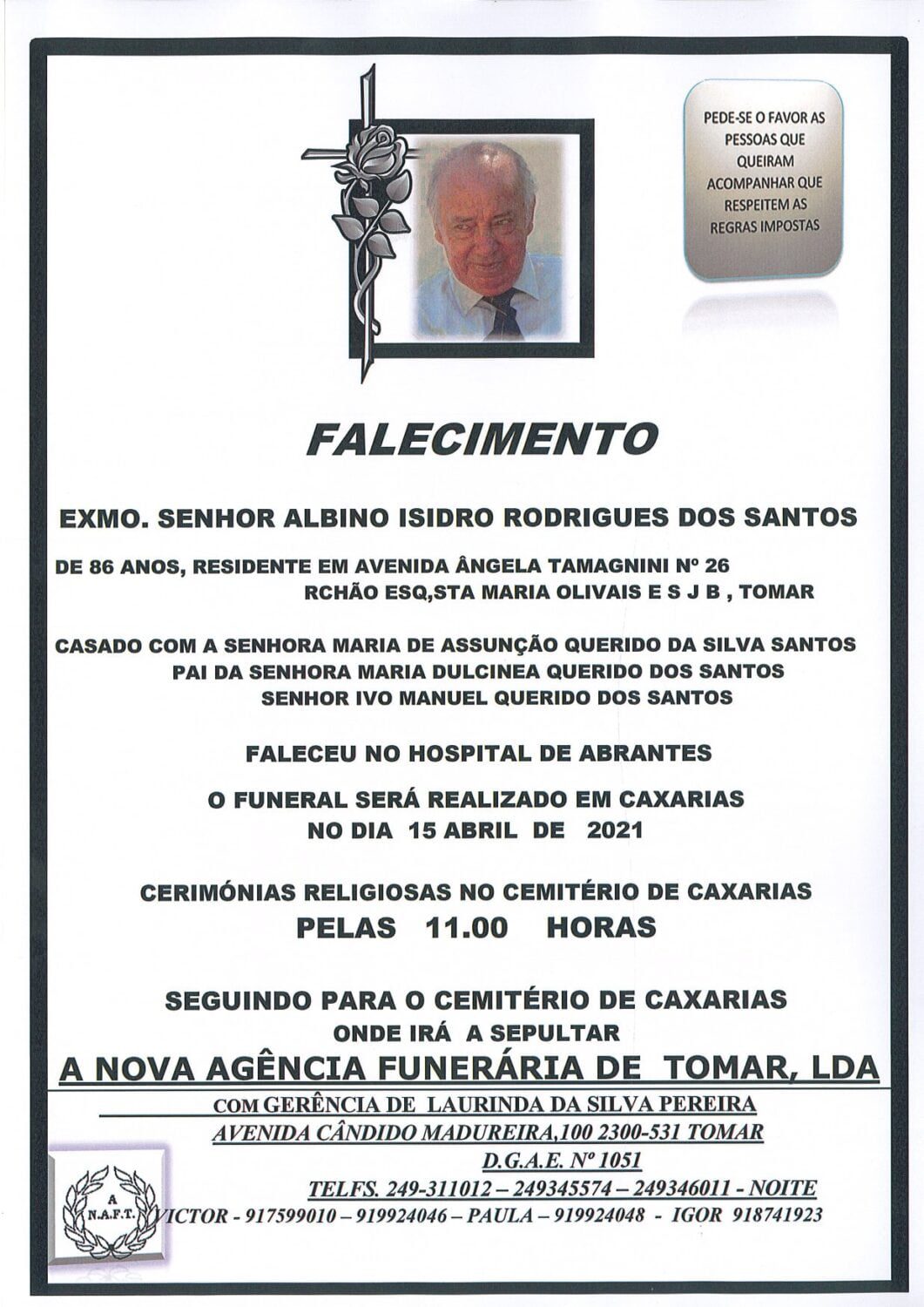Morreu antigo chefe de secretaria da câmara isidro 4353 44700661760 n scaled 1