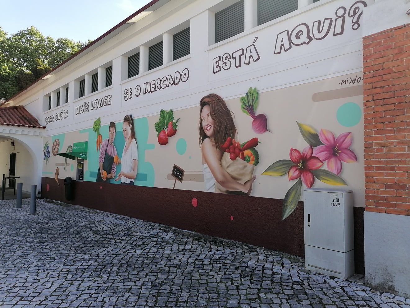 Pintura mural do mercado já concluída (c/ vídeo) pintura mural mercado IMG 20210412 103411
