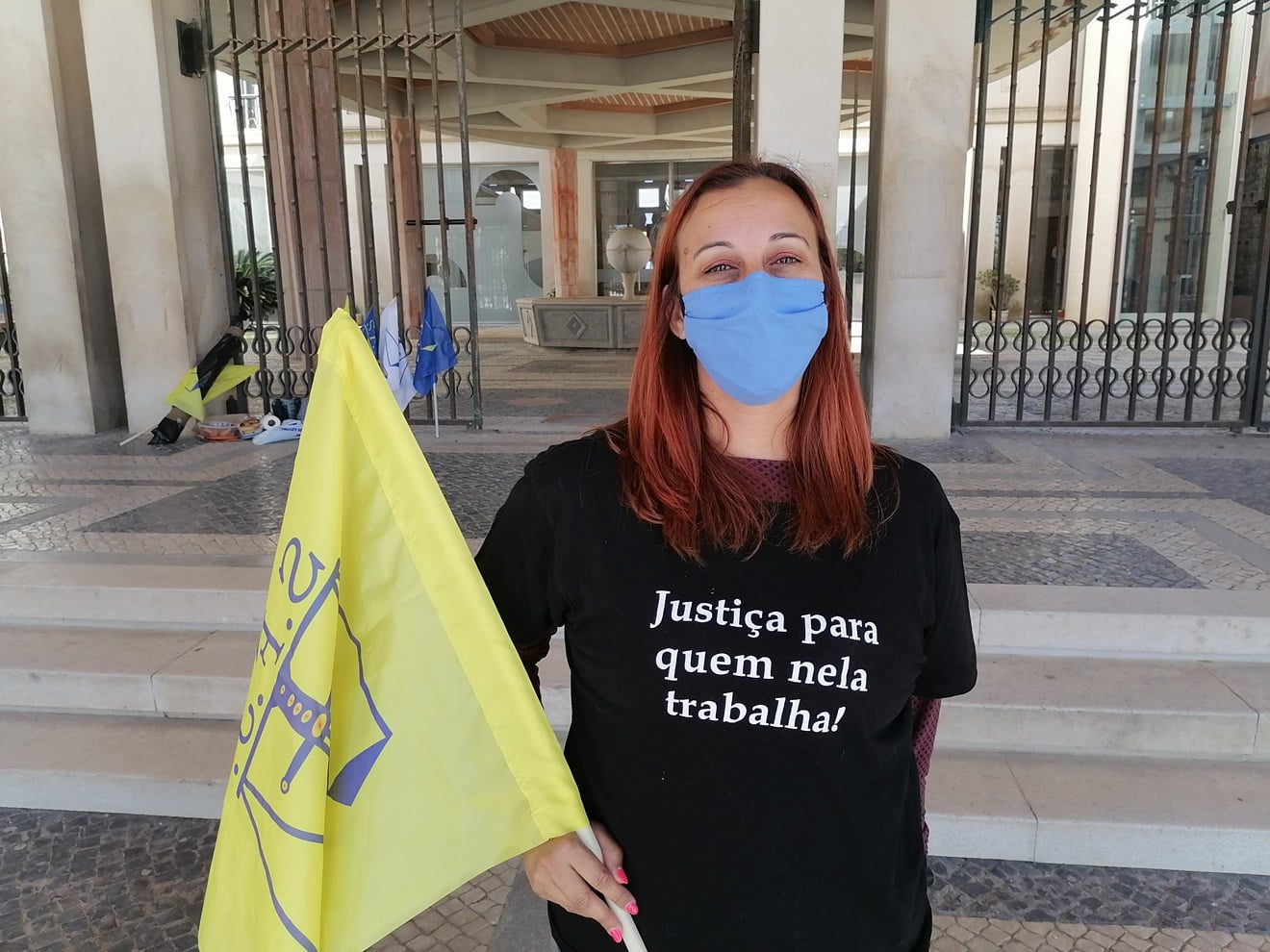 Greve parcial nos tribunais com boa adesão tribunal greve IMG 20210525 103158