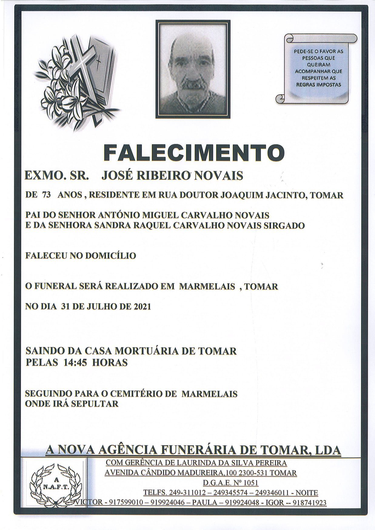 Idoso encontrado morto em casa jose novais