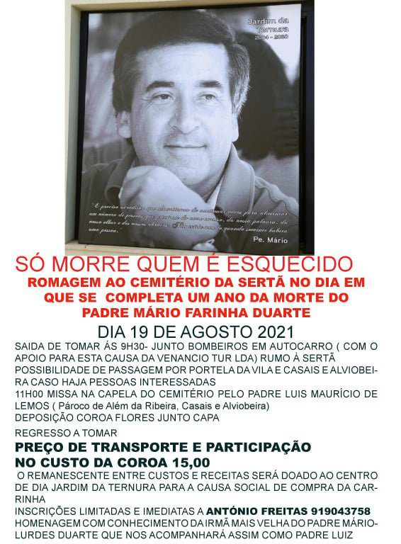 Amigos preparam romagem à campa do padre Mário 19 8 5585 2105608427710138226 n