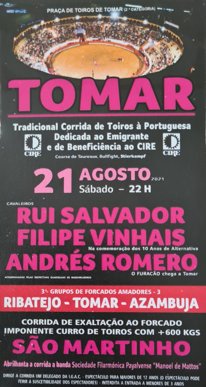Corridas de toiros regressam à praça de Tomar 21 8 76308 4744085548423618034 n