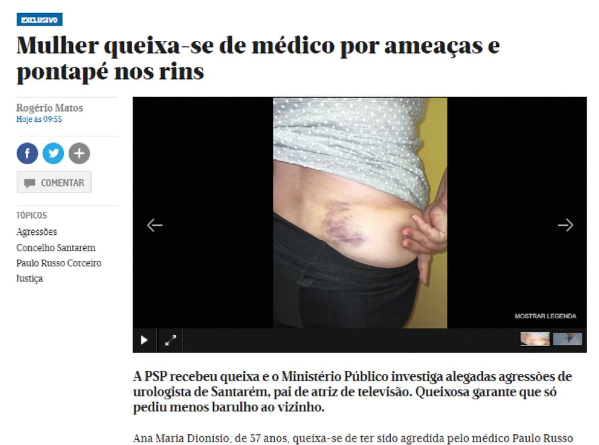Santarém: pai de Margarida Corceiro acusado de agredir vizinha jn