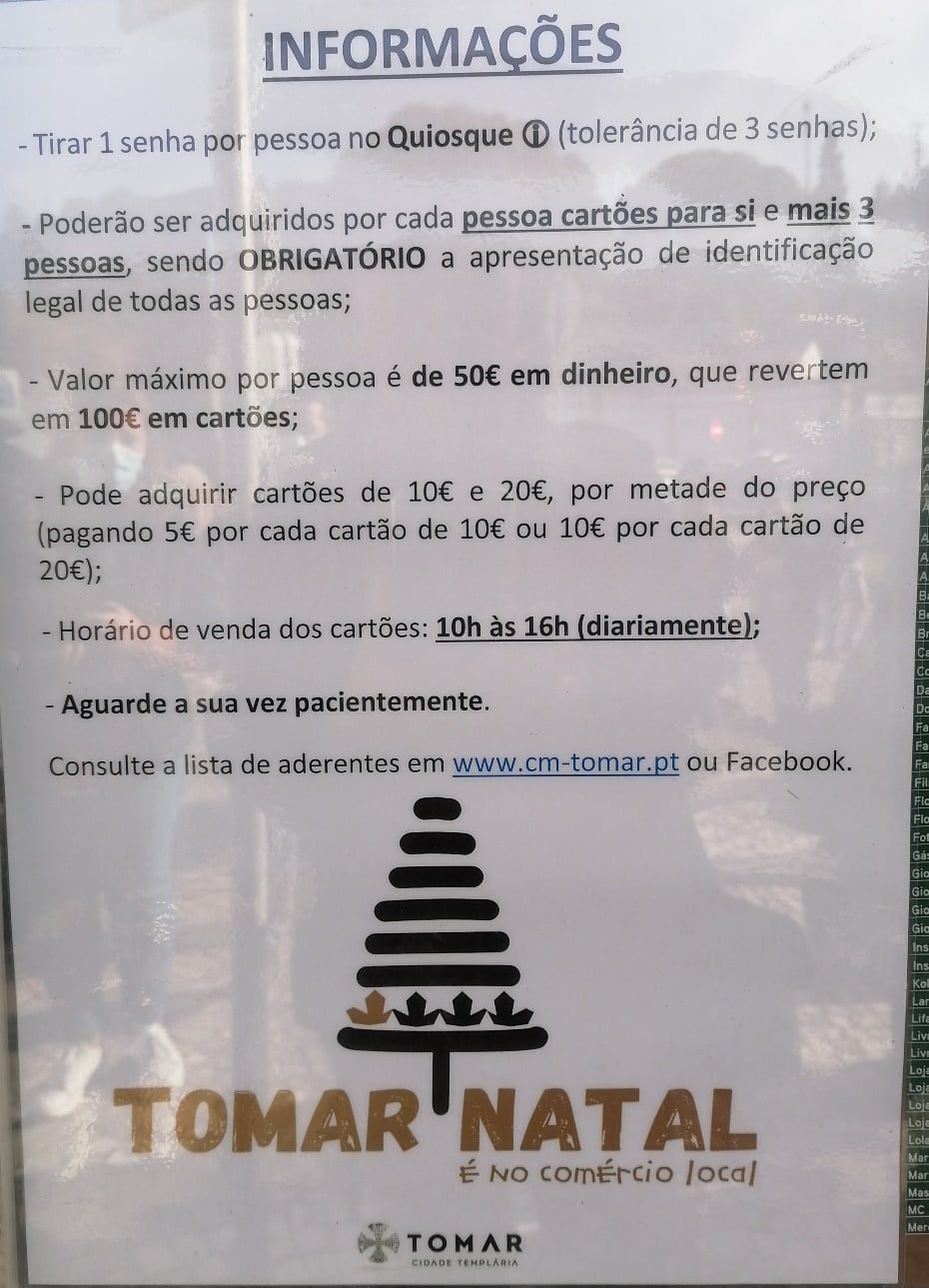 Corrida aos vouchers da campanha “Tomar Natal” (c/ vídeo) IMG 20211117 101846