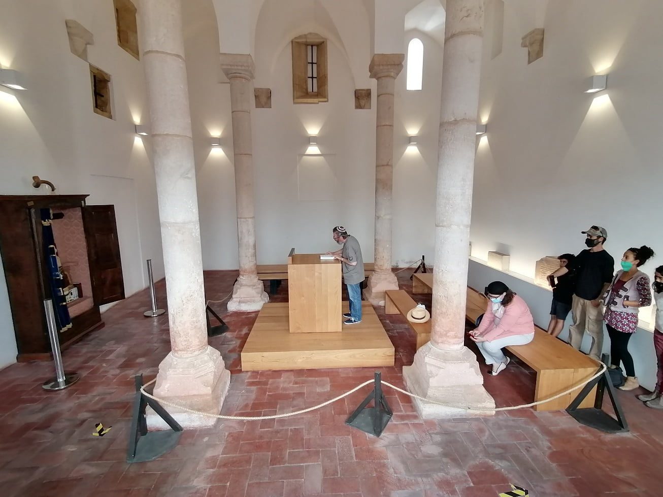 Dois feridos devido a queda na Sinagoga sinagoga IMG 20211010 145724