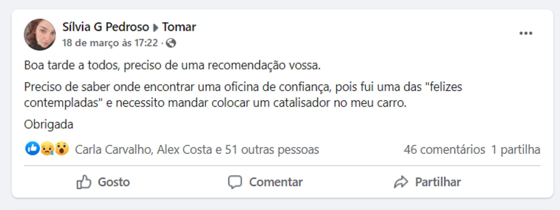 Mais casos de furto de catalisadores em Tomar catalisad 2