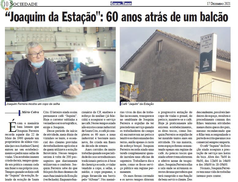 Morreu o “Jaquim” da estação joaquim 3