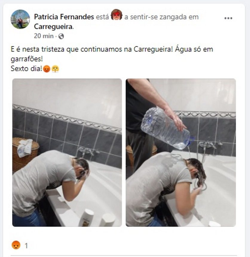 Aldeia sem água há seis dias carregueira agua
