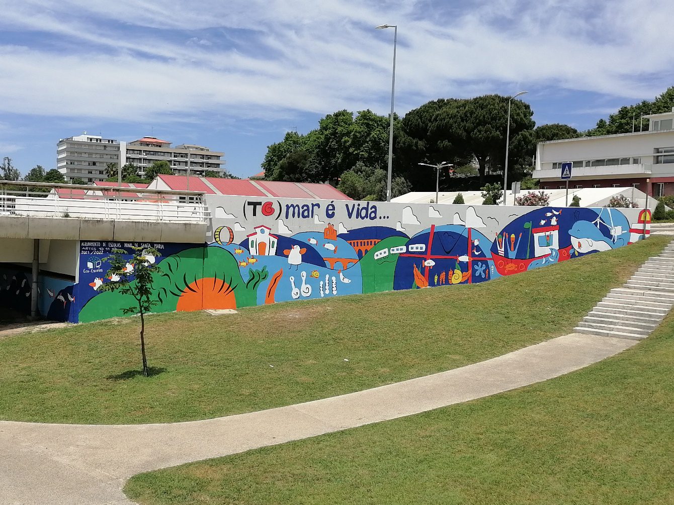 Nova pintura mural em Tomar mural IMG 20220527 133435