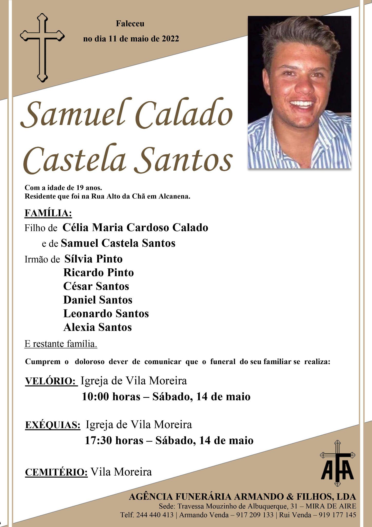 Jovem que morreu de acidente de mota foi hoje a sepultar samuel 287