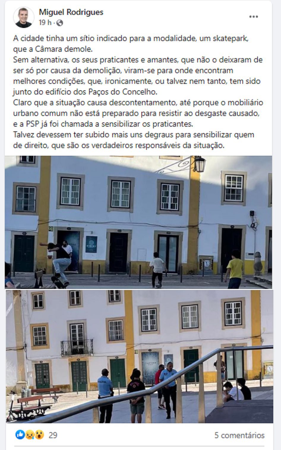 Polícia impede jovens de praticar skate na praça da República skate 654