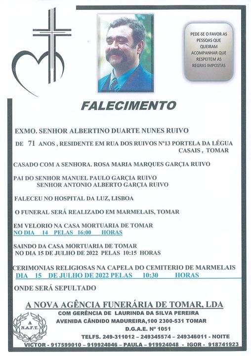 Morreu o empresário Albertino Ruivo 292959071 558650139077431 7529745815770725940 n