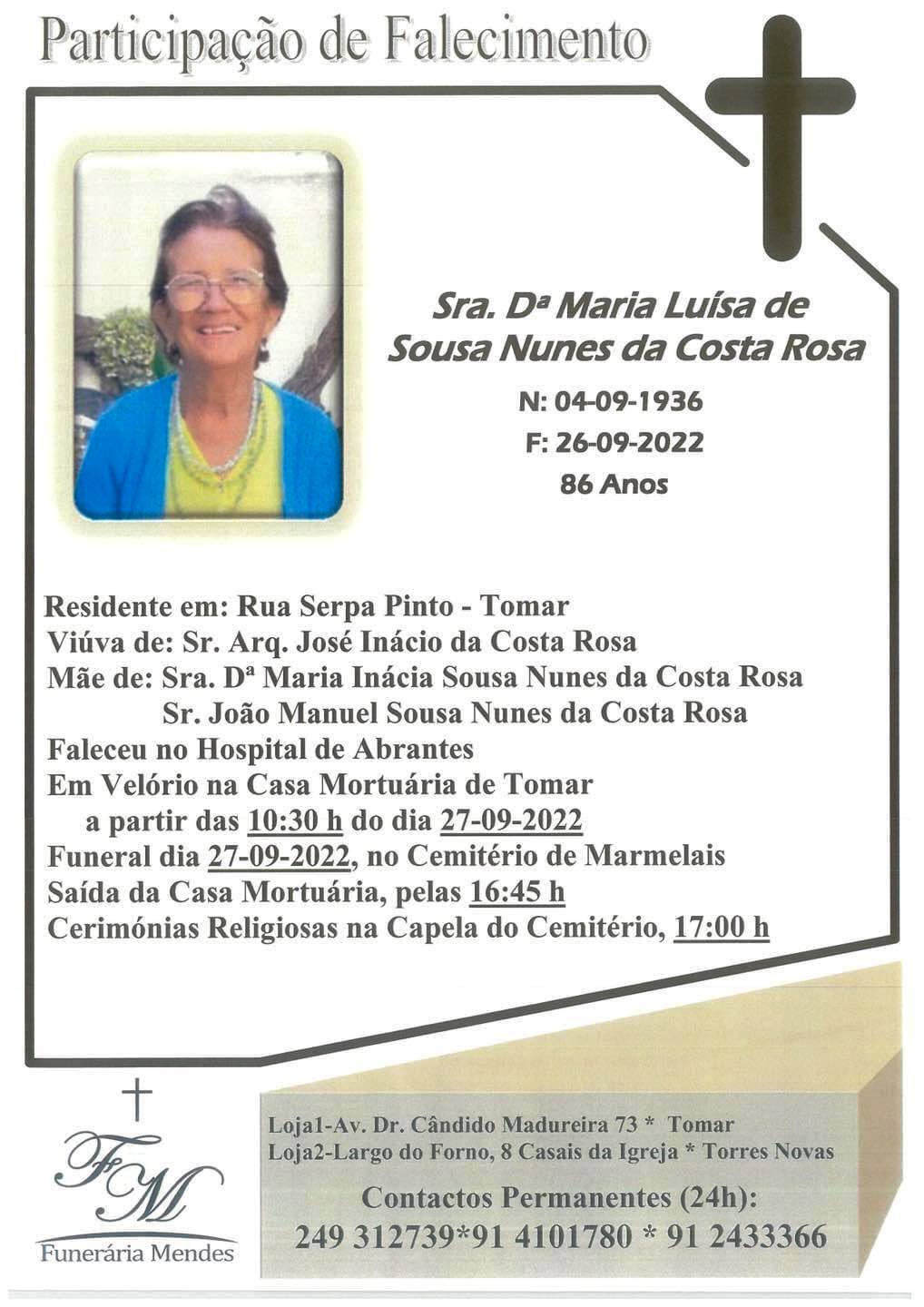 Morreu viúva do arq. Costa Rosa 306929564 1039401646728785 2565651995052705170 n