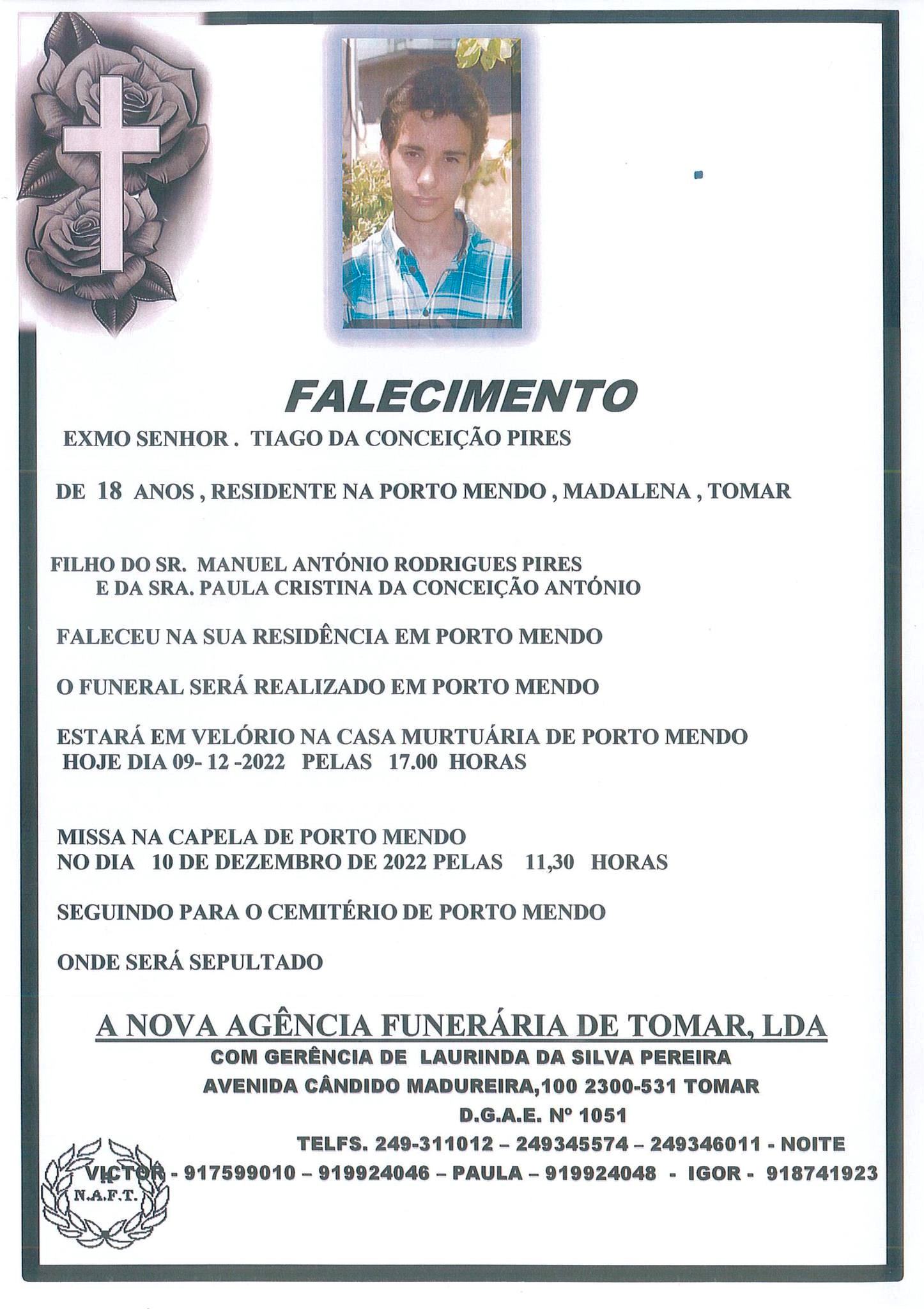 Jovem que foi encontrado morto vai a sepultar neste sábado 318418773 653118233267435 848708029440947262 n 1