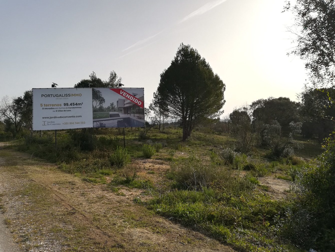 Aqui vai nascer um condomínio privado e mais dezenas de moradias condominio algarvias IMG 20230219 091207