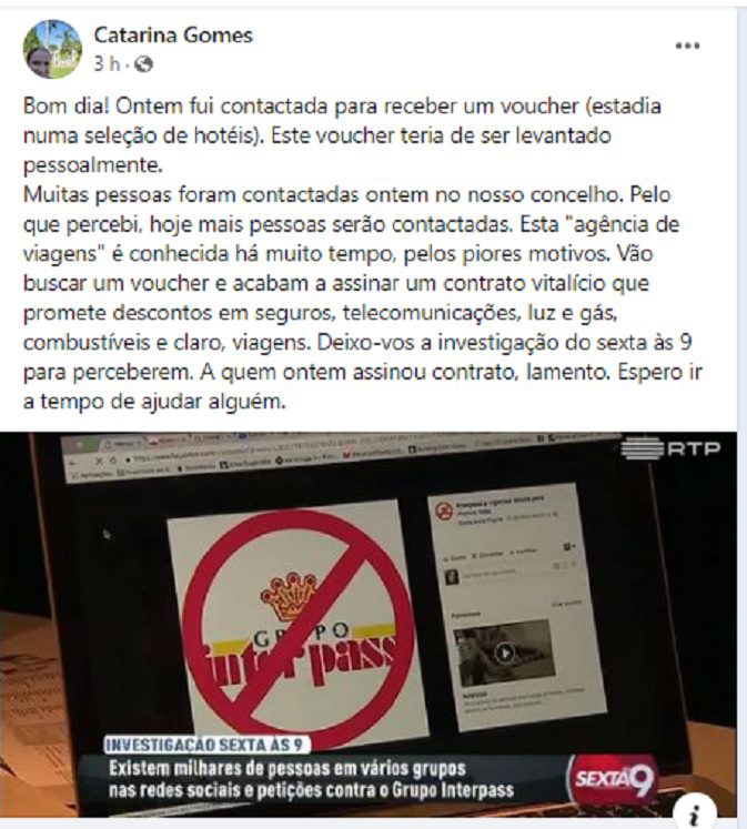 Grupo Interpass “ataca” em Tomar com vendas agressivas interpass 2