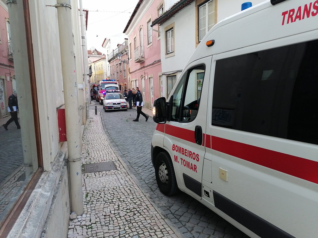 Motard atropela mulher grávida em Tomar (c/ vídeo) IMG 20230309 175622