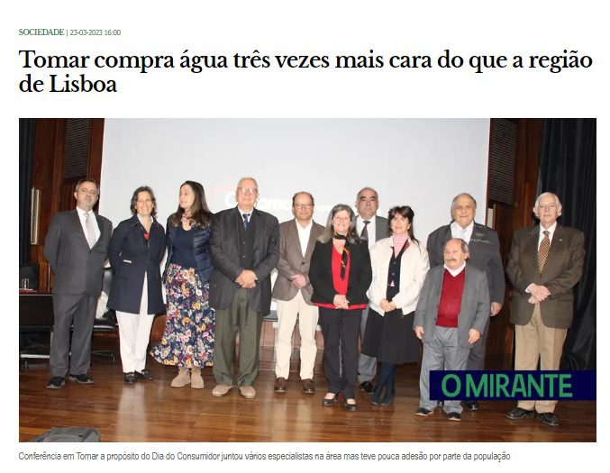 EPAL desmente presidente da câmara de Tomar agua