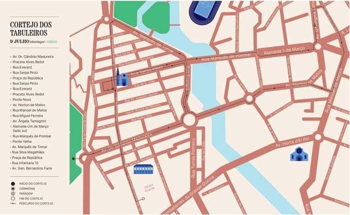 Festa dos Tabuleiros: aí está o grande dia mapa cortejo tabuleiros 5419023805 2244889897424488753 n