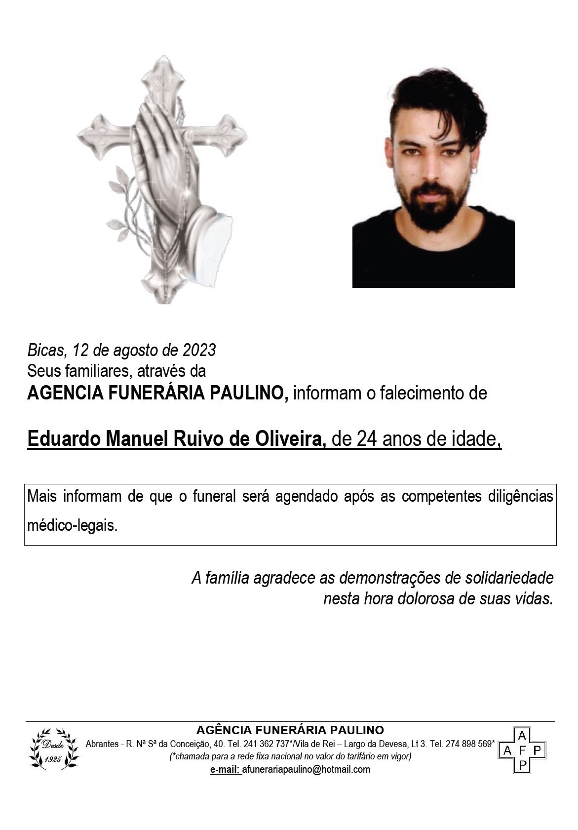 Jovem de 24 anos morre em acidente de trabalho 367448433 698534105621058 686634855353021416 n Copia