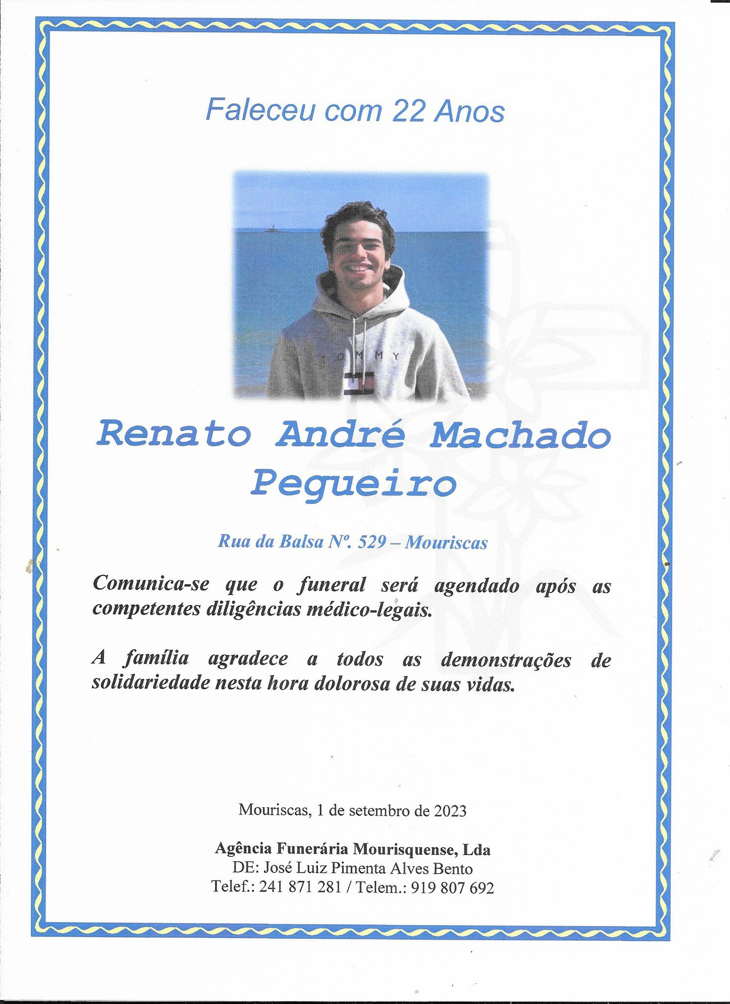Despiste fatal para jovem de 22 anos 373578783 10225004721365337 7170987495115161790 n