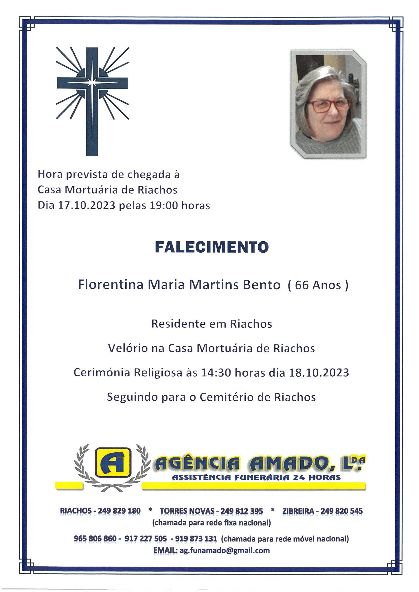 Mulher atropelada em frente ao hospital de Torres Novas foi hoje a sepultar 391757644 808943011235462 1164581406347485910 n