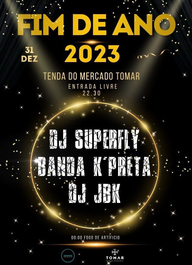 Passagem de ano com festa na tenda do mercado 31 12 Fim de ano 2023 22h30