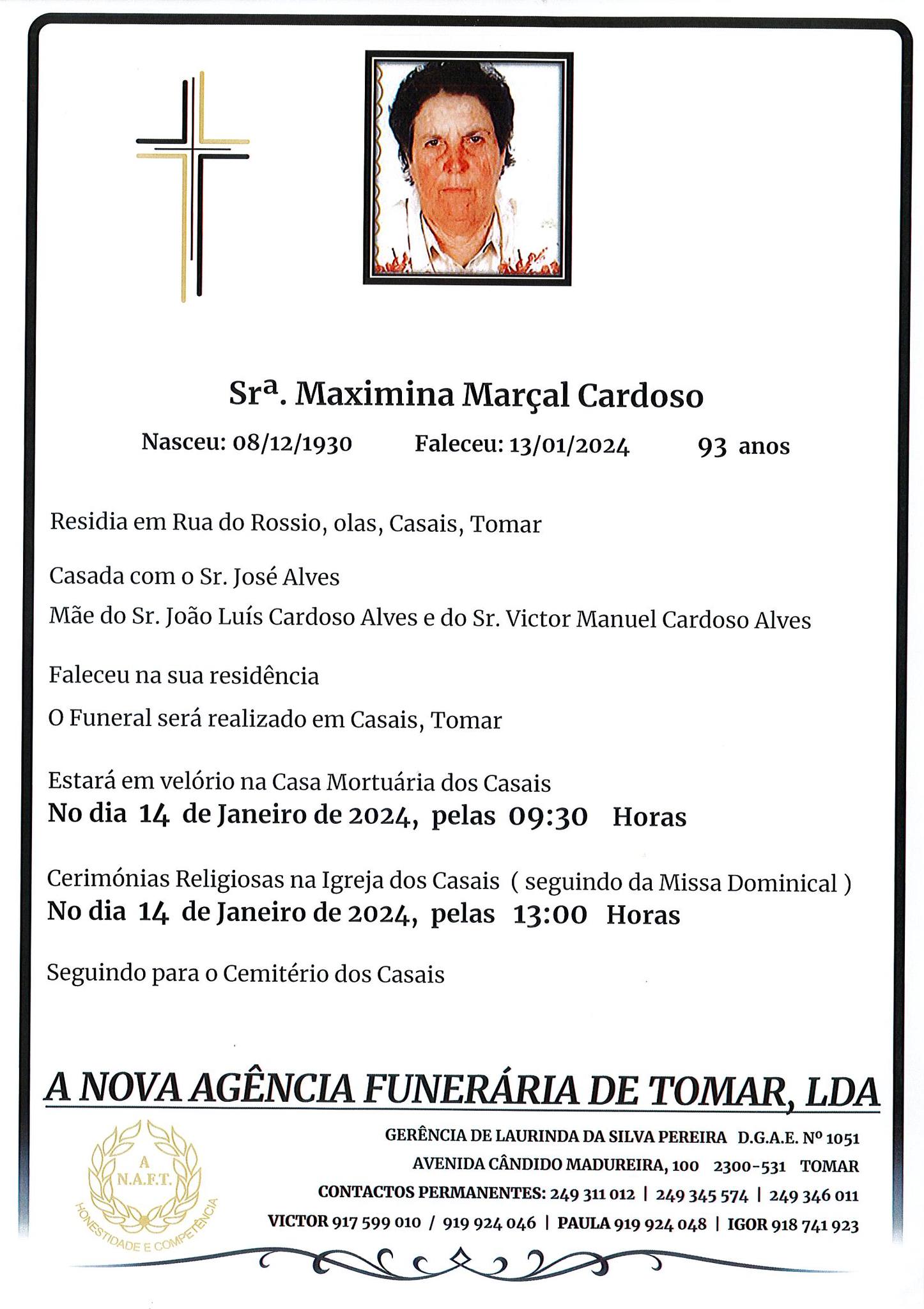 Presidente da junta de Casais está de luto 419213109 886656099913646 1352026775943511695 n