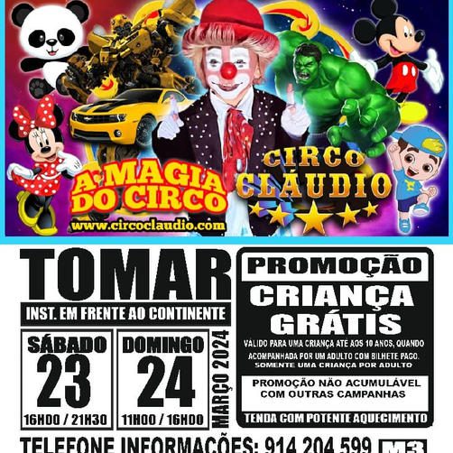 Este fim de semana há circo em Tomar 23 3 24770276 313519279582642967 n