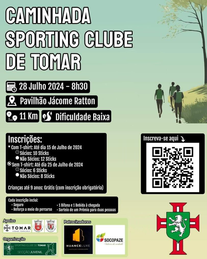 Secção juvenil do Sp. Tomar promove caminhada 28 7 58102745840 2014562501764126201 n