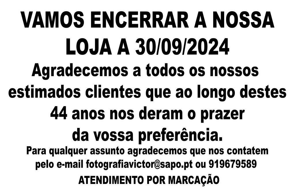 Fotografia Victor fecha ao fim de 44 anos fotografia victor 2864988537306949974 n
