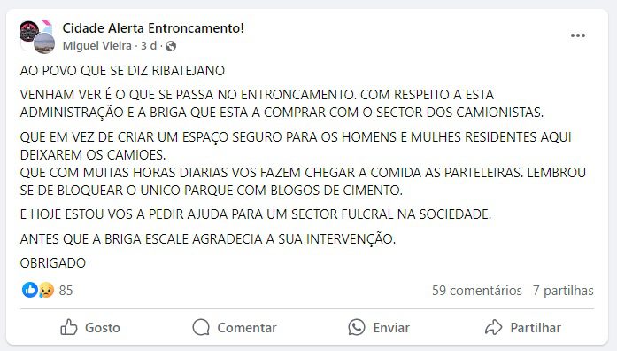 Câmara do Entroncamento em guerra aberta com camionistas entronc 6789