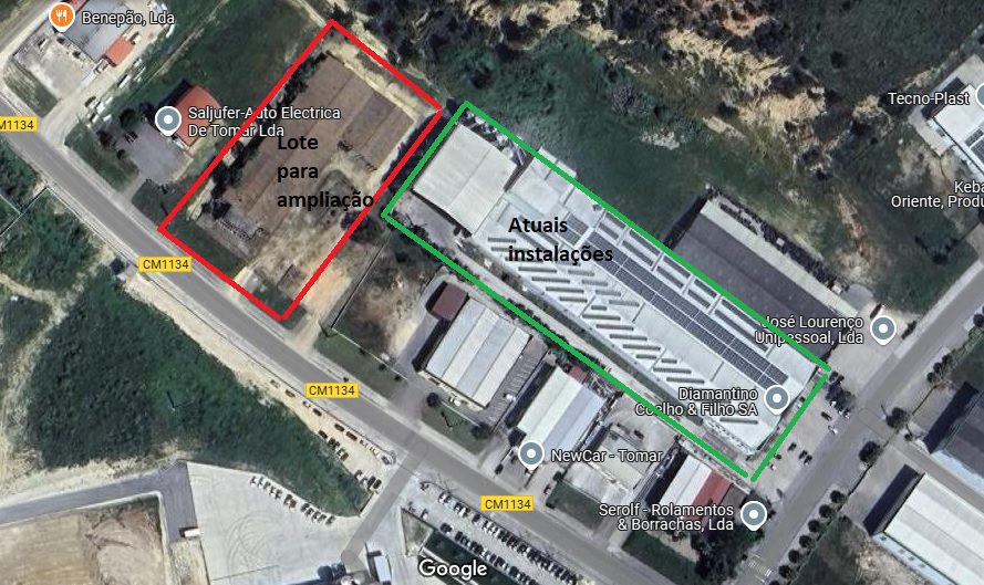 Empresa Diamantino Coelho amplia instalações na zona industrial de Tomar zi