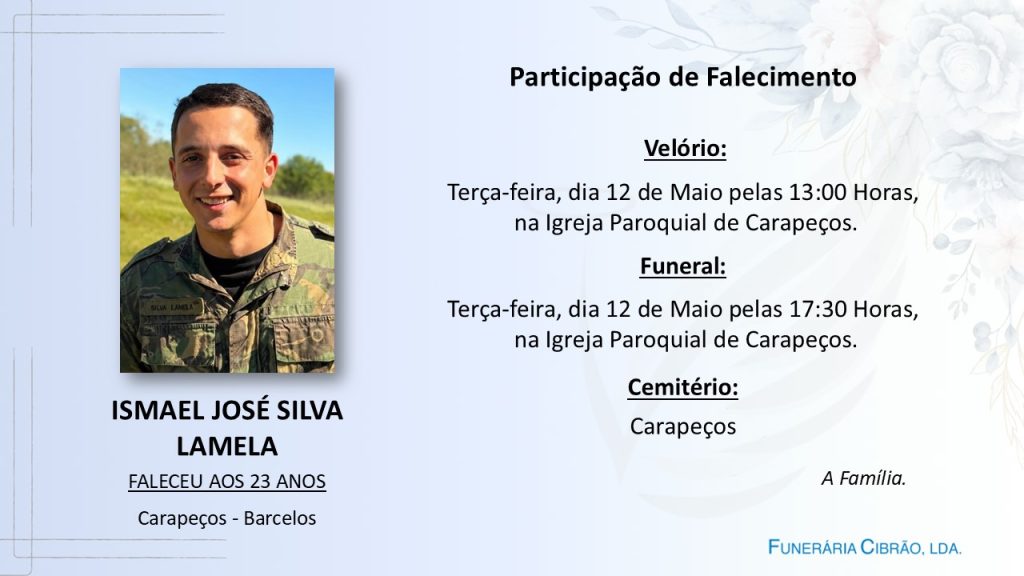 Paraquedista que morreu em Tancos vai a sepultar esta terça feira 697777716 1425026782971705 6078792940172443057 n