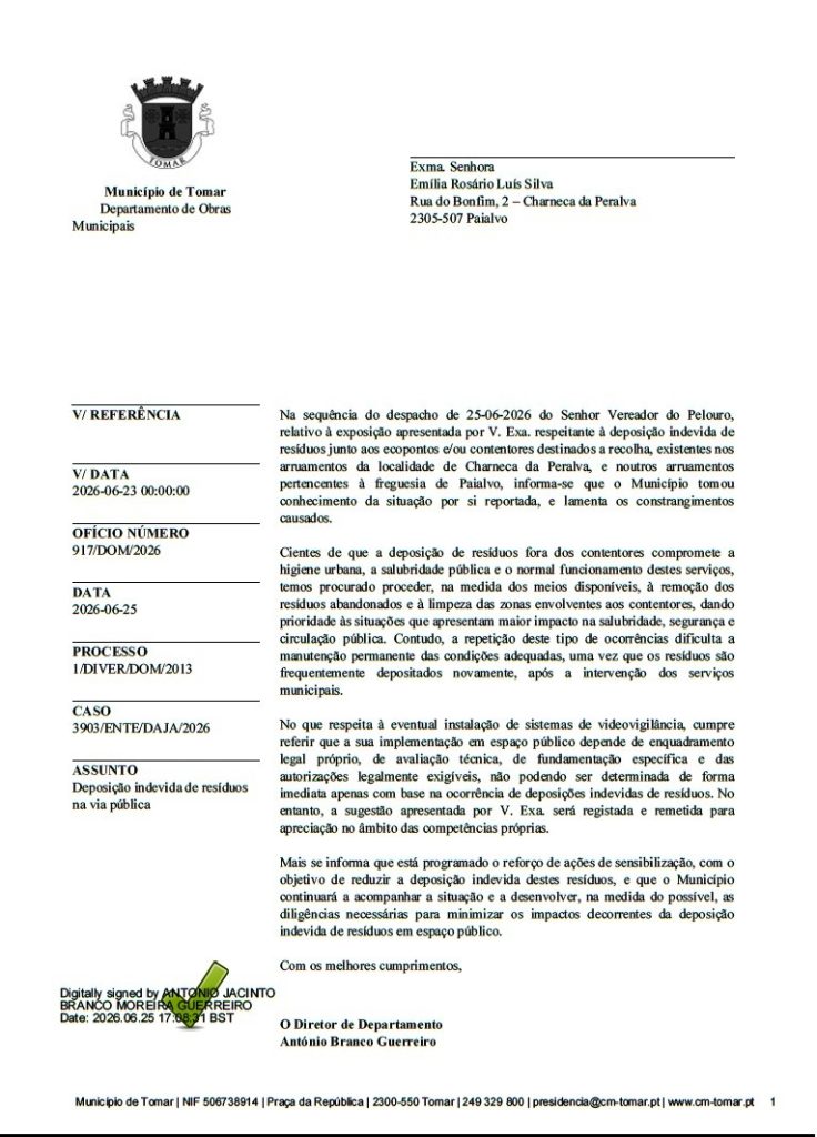 Despejam lixo junto aos contentores na Charneca da Peralva (c/ vídeo) - Atualização* lixo 6789