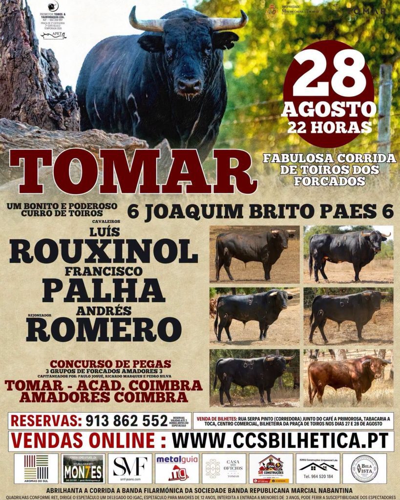 Tomar recebe corrida de toiros com concurso de pegas esta sexta feira 28 8 69732894024 3285673698672133962 n