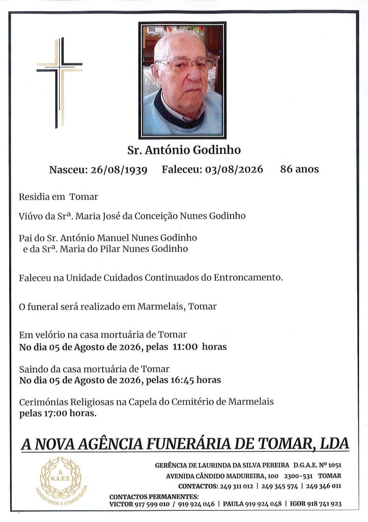 Morreu antigo empresário António Godinho 759727868 1371782084496953 2787971150964967287 n