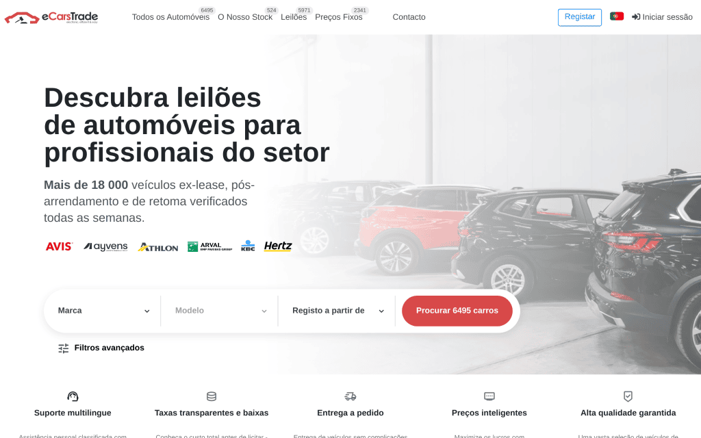 Top 4 plataformas de leilões de carros usados na Europa em 2026 z1