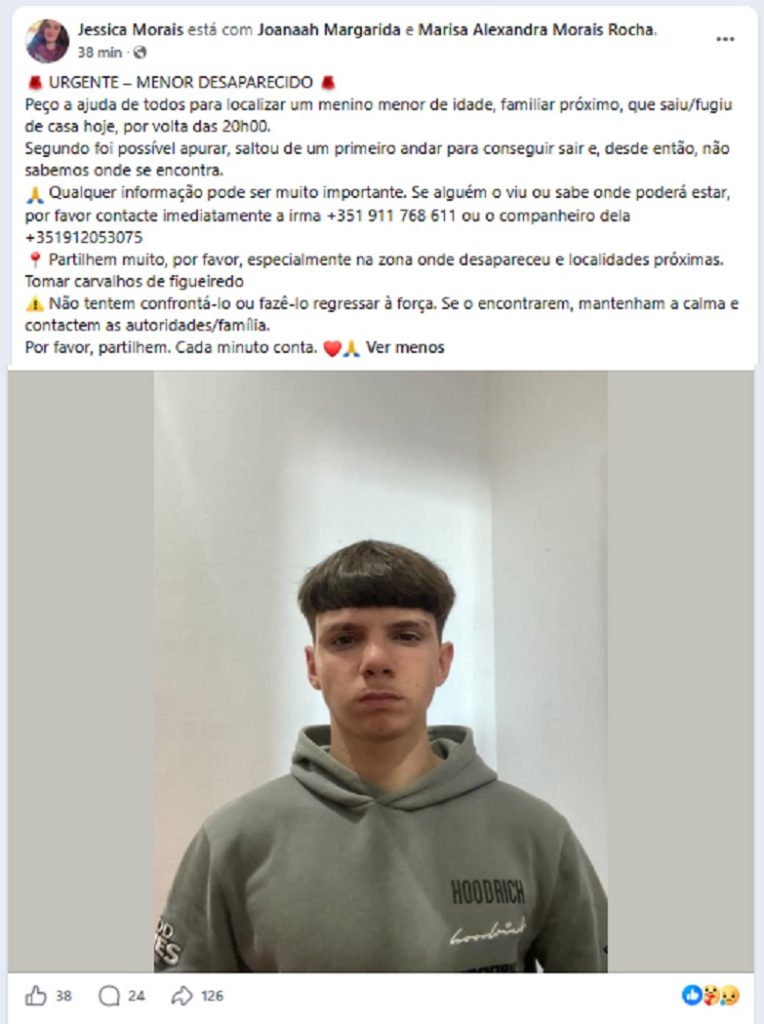 Apelo: jovem desapareceu apelo 4