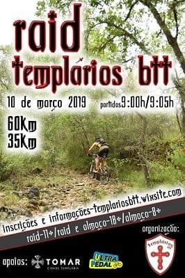 Mais de 250 ciclistas no Raid Templários BTT 10 3 RAID BTT 2019 peq