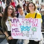 Dezenas de estudantes em defesa do clima (c/ fotos e vídeo) IMG 20190315 110701