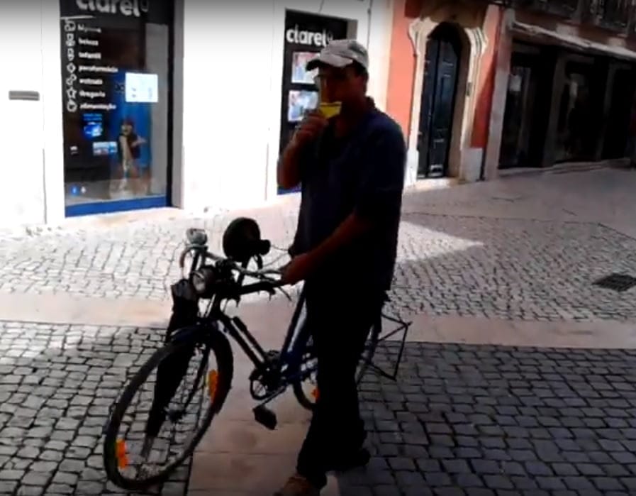 Amola tesouras passou hoje por Tomar. Será que amanhã chove? (c/ vídeo) amola t