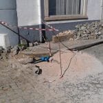 Sucessivas ruturas obrigam a instalação de tubagens provisórias smas avarias obras abastecimento agua IMG 20190314 100507