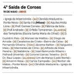 Saiba quais os percursos das saídas de coroas dos Tabuleiros tab 4 825644 3765951088910401536 n