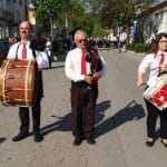 Cortejo de Coroas anuncia Festa dos Tabuleiros tabuleiros coroas IMG 20190421 094206